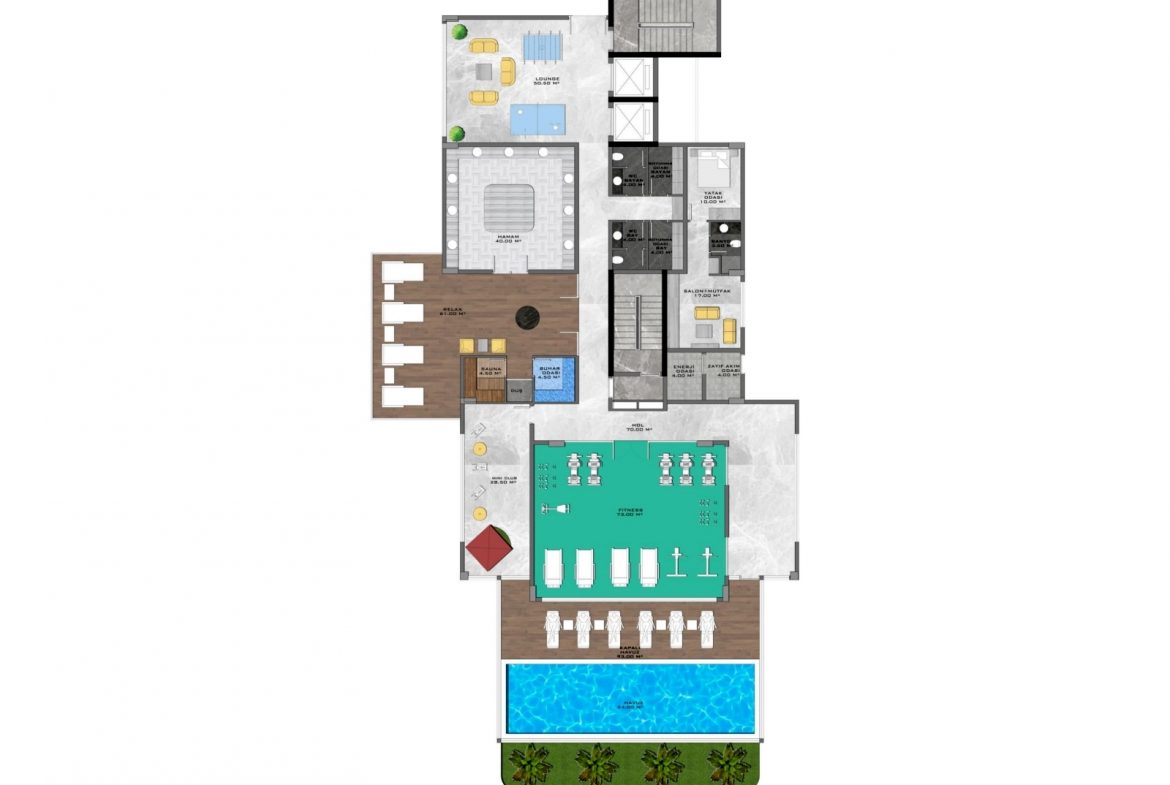 Beachfront Luxury Flats Close to Amenities in Tosmur - Alanya - Antalya - Turkey