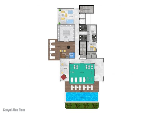 Beachfront Luxury Flats Close to Amenities in Tosmur - Alanya - Antalya - Turkey