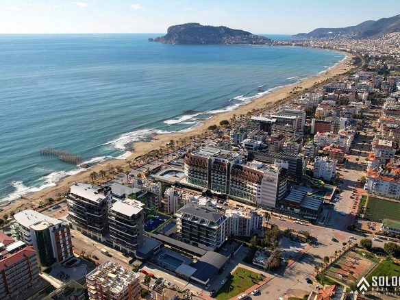 Beachfront Luxury Flats Close to Amenities in Tosmur - Alanya - Antalya - Turkey