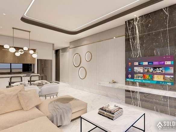 Beachfront Luxury Flats Close to Amenities in Tosmur - Alanya - Antalya - Turkey