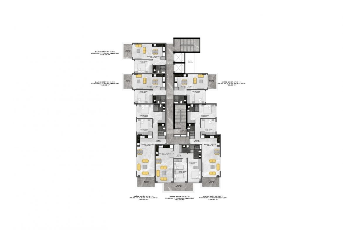 Beachfront Luxury Flats Close to Amenities in Tosmur - Alanya - Antalya - Turkey