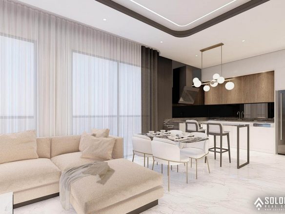 Beachfront Luxury Flats Close to Amenities in Tosmur - Alanya - Antalya - Turkey