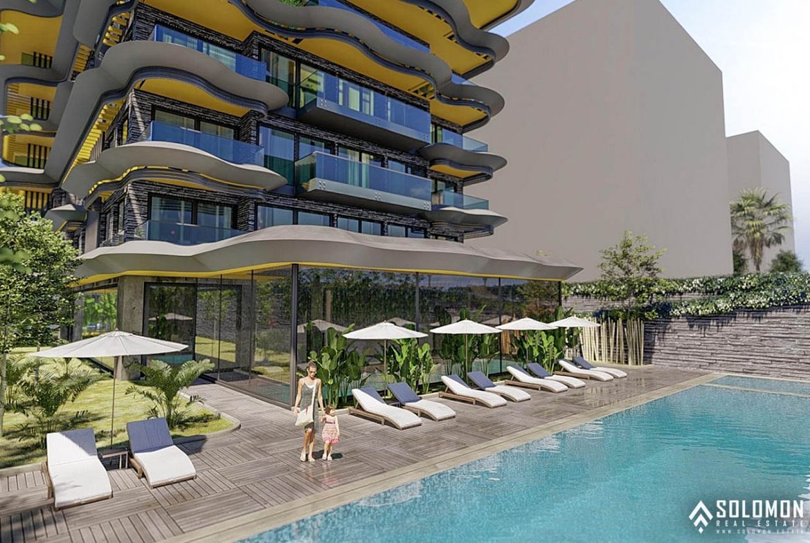 Beachfront Luxury Flats Close to Amenities in Tosmur - Alanya - Antalya - Turkey