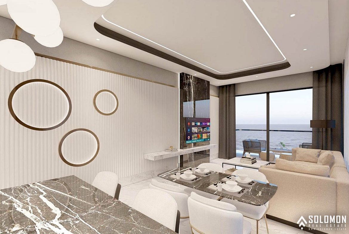 Beachfront Luxury Flats Close to Amenities in Tosmur - Alanya - Antalya - Turkey
