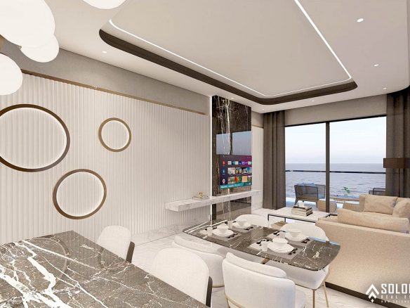 Beachfront Luxury Flats Close to Amenities in Tosmur - Alanya - Antalya - Turkey