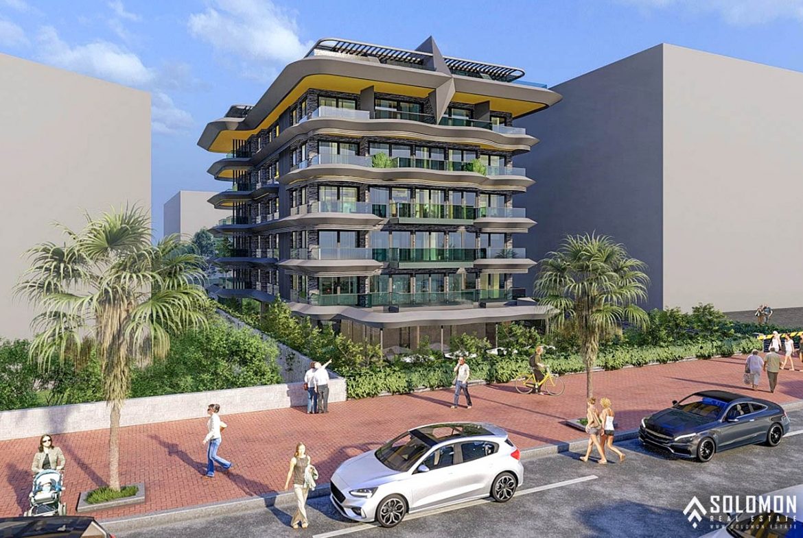 Beachfront Luxury Flats Close to Amenities in Tosmur - Alanya - Antalya - Turkey
