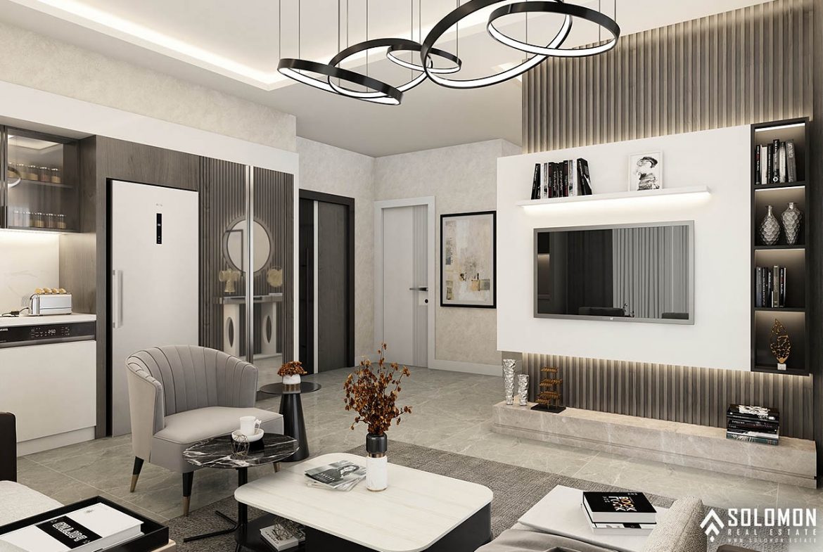 Sea View Real Estate in a Complex with Rich Facilities in Kargıcak - Alanya - Antalya - Turkey