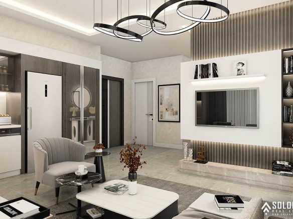 Sea View Real Estate in a Complex with Rich Facilities in Kargıcak - Alanya - Antalya - Turkey