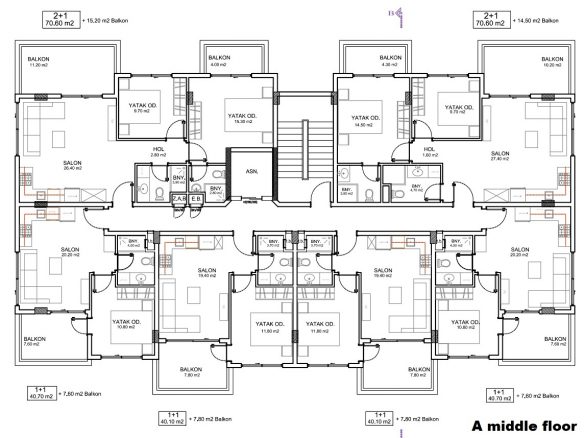 Sea View Real Estate in a Complex with Rich Facilities in Kargıcak - Alanya - Antalya - Turkey