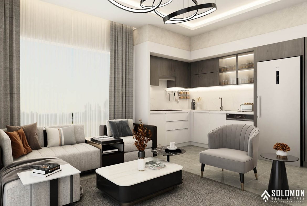 Sea View Real Estate in a Complex with Rich Facilities in Kargıcak - Alanya - Antalya - Turkey