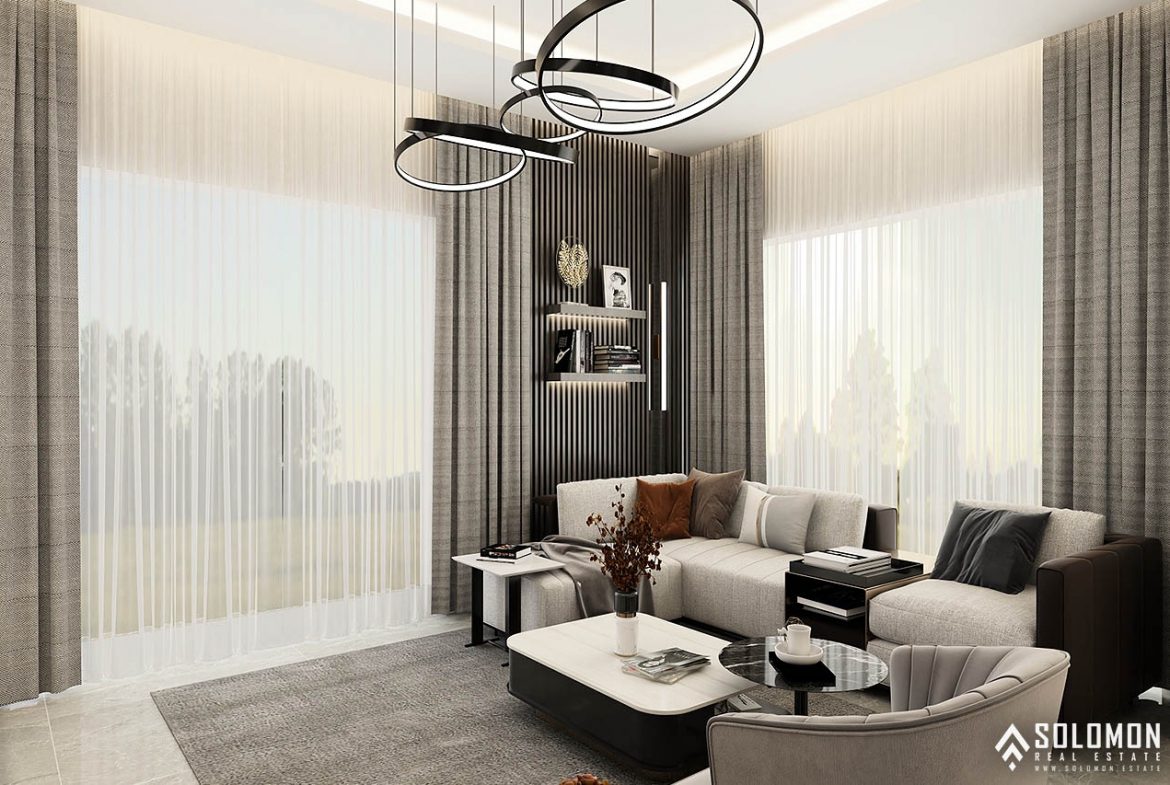 Sea View Real Estate in a Complex with Rich Facilities in Kargıcak - Alanya - Antalya - Turkey