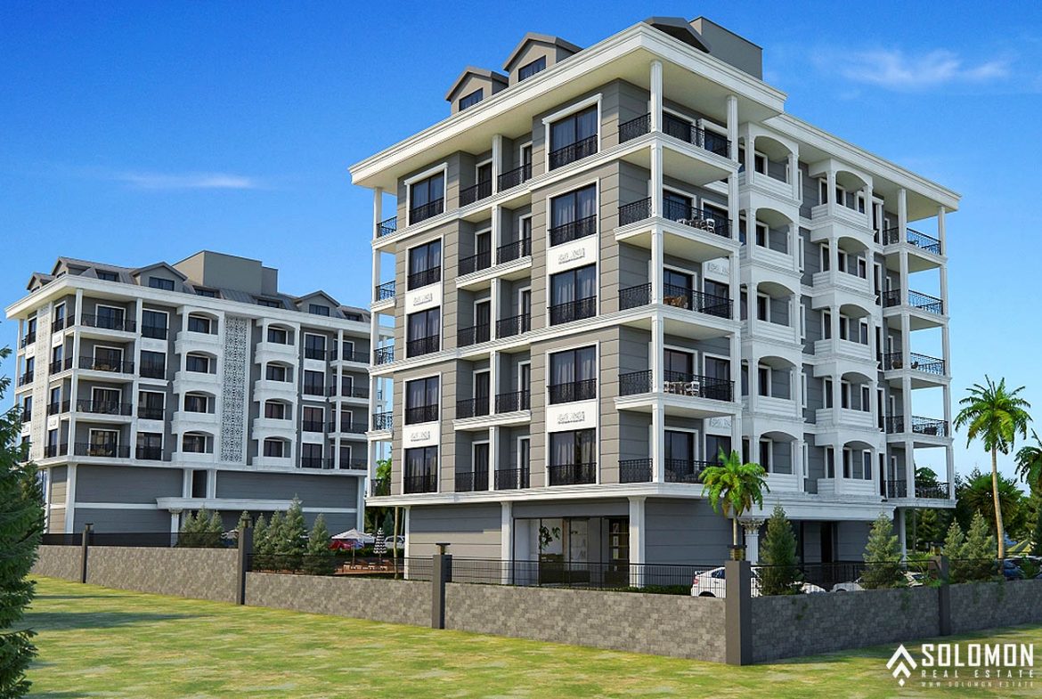Sea View Real Estate in a Complex with Rich Facilities in Kargıcak - Alanya - Antalya - Turkey
