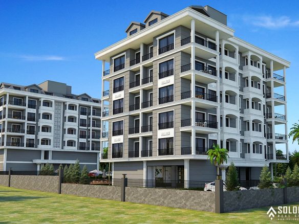 Sea View Real Estate in a Complex with Rich Facilities in Kargıcak - Alanya - Antalya - Turkey