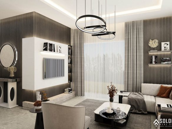 Sea View Real Estate in a Complex with Rich Facilities in Kargıcak - Alanya - Antalya - Turkey