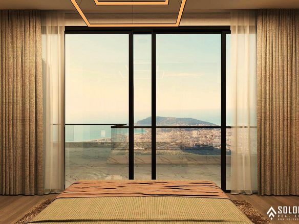 Villas with Astonishing Views in the Center of Alanya - Tepe - Antalya - Turkey