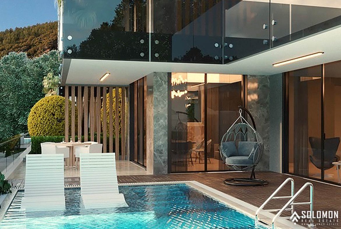 Villas with Astonishing Views in the Center of Alanya - Tepe - Antalya - Turkey