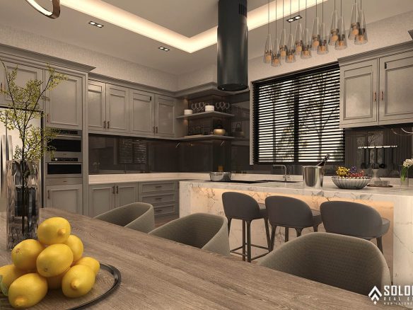 Villas with Astonishing Views in the Center of Alanya - Tepe - Antalya - Turkey