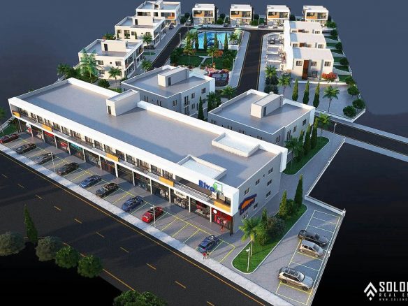 Shops on Main Highway in Yeni Boğaziçi - Gazimağusa - North Cyprus - Cyprus