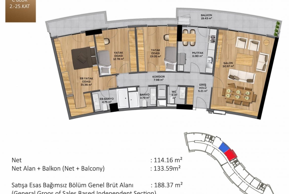 Luxurious Apartments with Sea View in Büyükçekmece - Istanbul - Marmara - Turkey