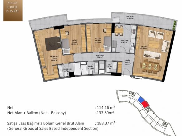 Luxurious Apartments with Sea View in Büyükçekmece - Istanbul - Marmara - Turkey