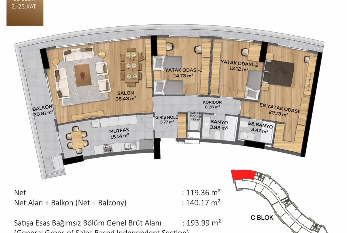 Luxurious Apartments with Sea View in Büyükçekmece - Istanbul - Marmara - Turkey