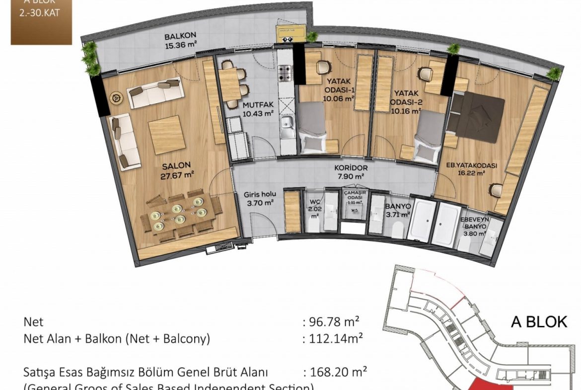 Luxurious Apartments with Sea View in Büyükçekmece - Istanbul - Marmara - Turkey