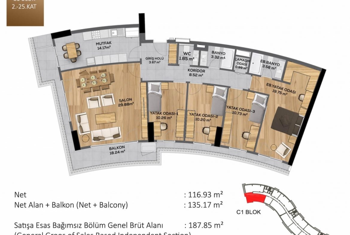Luxurious Apartments with Sea View in Büyükçekmece - Istanbul - Marmara - Turkey