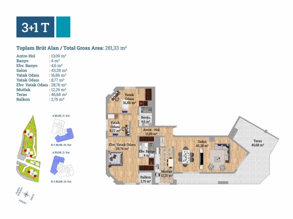 Sea View Apartments in a Luxurious Project in Kartal - Istanbul - Marmara - Turkey