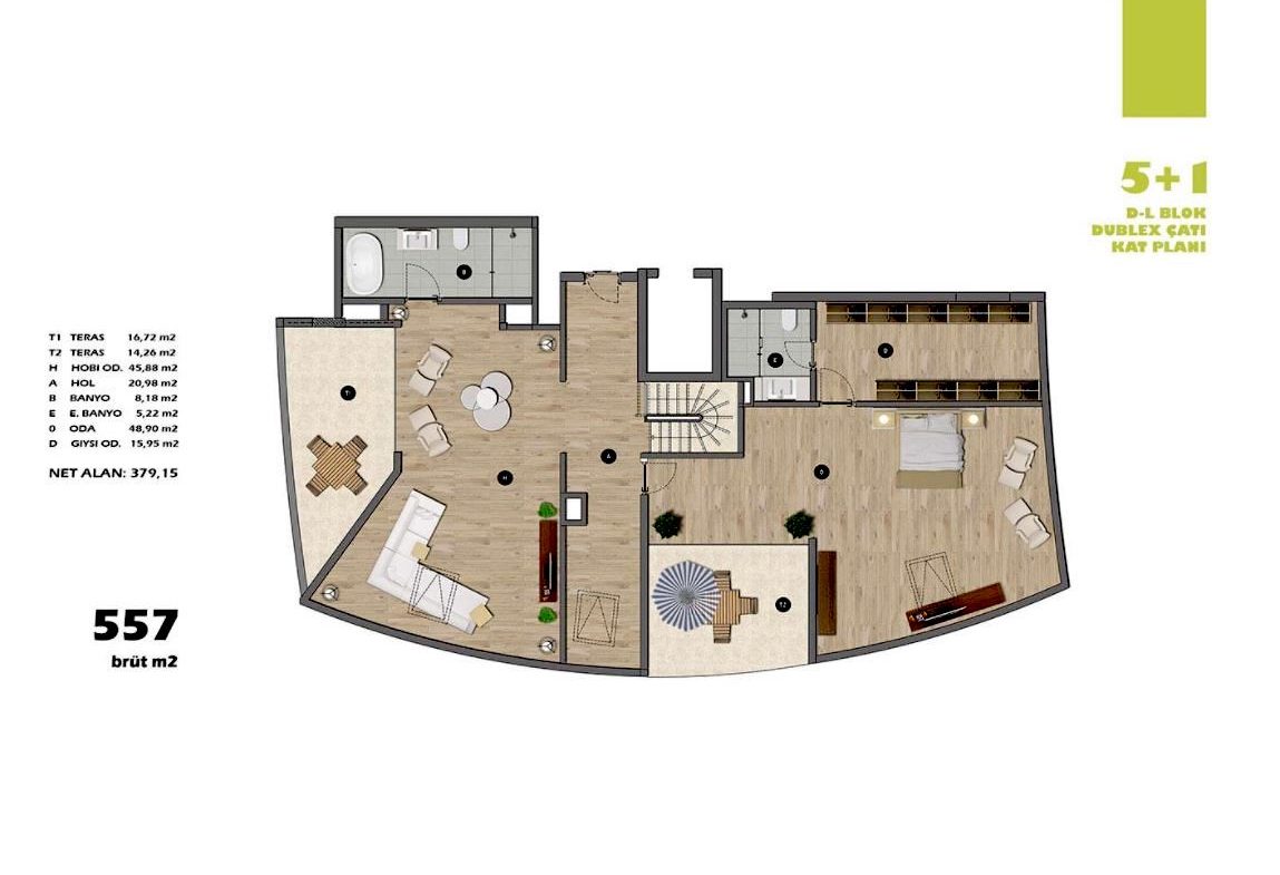 Apartments in Üsküdar Close to Subway and All Access Roads - Altunizade - Istanbul - Marmara - Turkey
