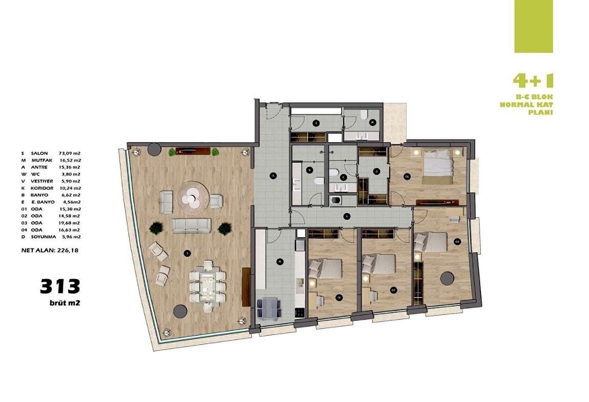 Apartments in Üsküdar Close to Subway and All Access Roads - Altunizade - Istanbul - Marmara - Turkey
