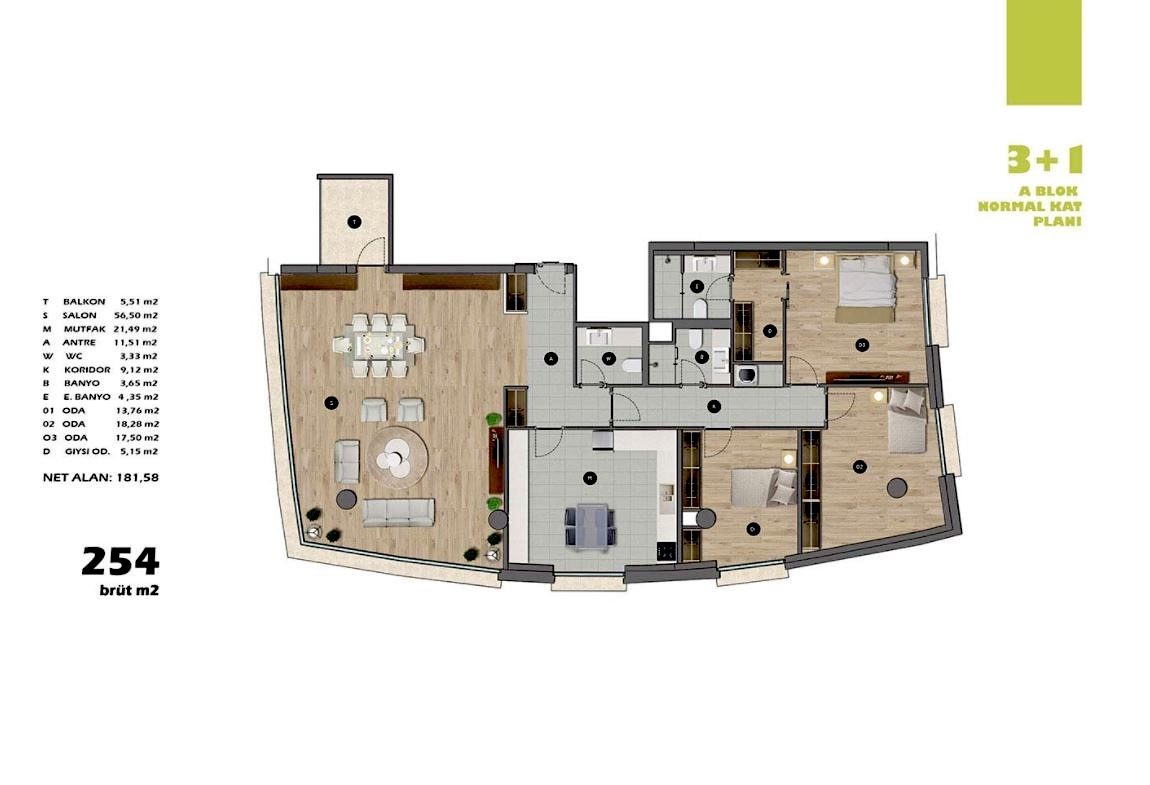 Apartments in Üsküdar Close to Subway and All Access Roads - Altunizade - Istanbul - Marmara - Turkey