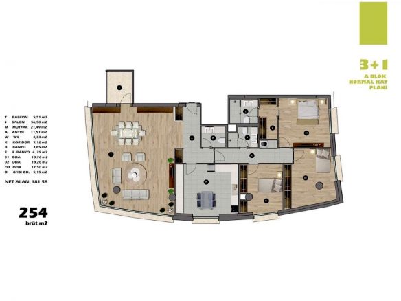 Apartments in Üsküdar Close to Subway and All Access Roads - Altunizade - Istanbul - Marmara - Turkey