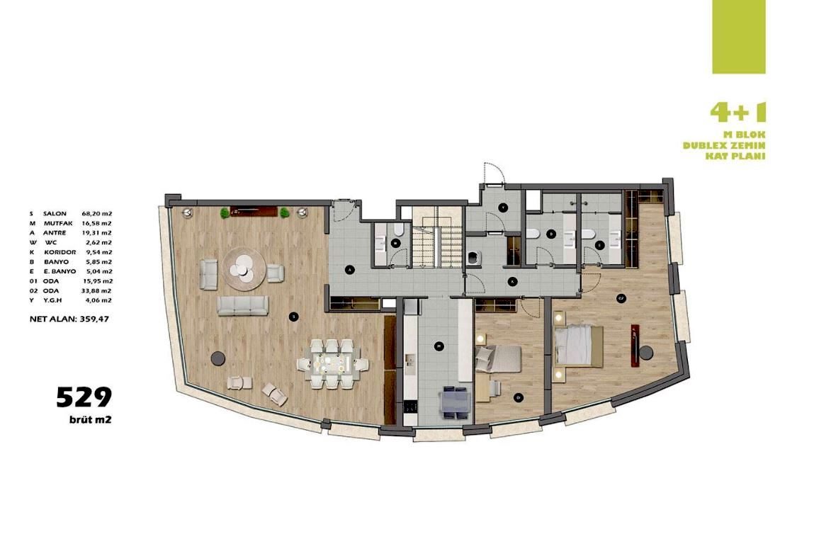 Apartments in Üsküdar Close to Subway and All Access Roads - Altunizade - Istanbul - Marmara - Turkey