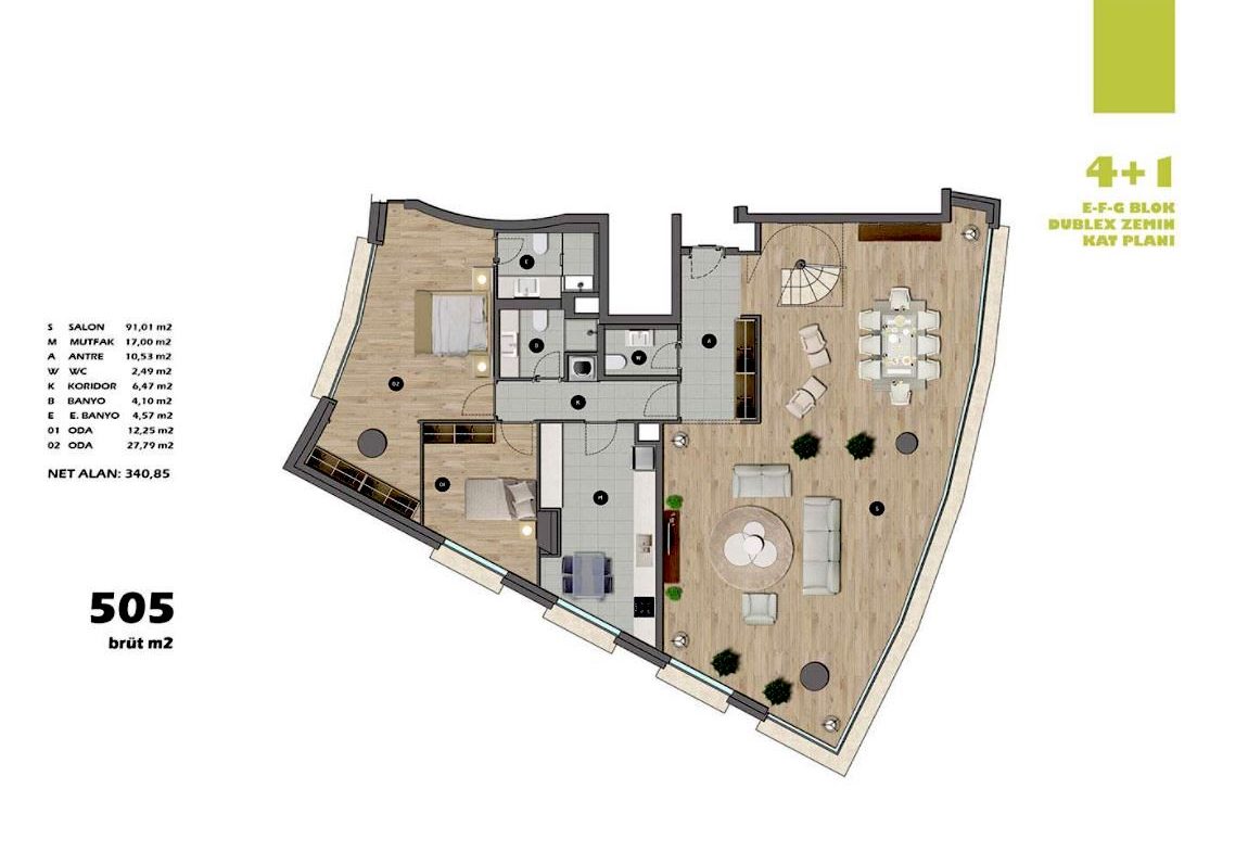 Apartments in Üsküdar Close to Subway and All Access Roads - Altunizade - Istanbul - Marmara - Turkey