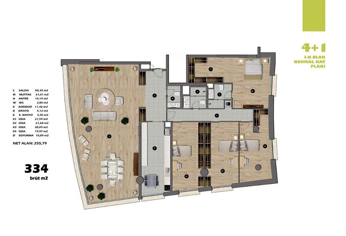Apartments in Üsküdar Close to Subway and All Access Roads - Altunizade - Istanbul - Marmara - Turkey