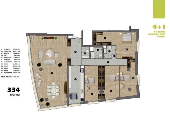 Apartments in Üsküdar Close to Subway and All Access Roads - Altunizade - Istanbul - Marmara - Turkey