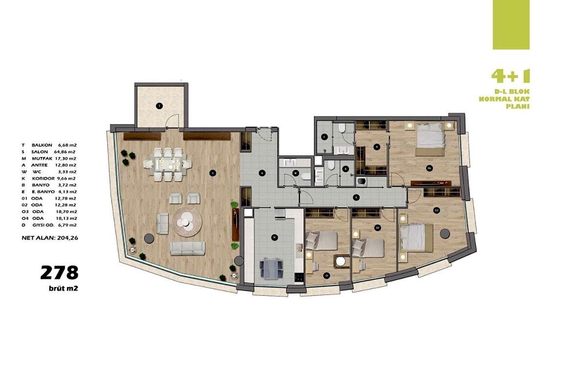 Apartments in Üsküdar Close to Subway and All Access Roads - Altunizade - Istanbul - Marmara - Turkey
