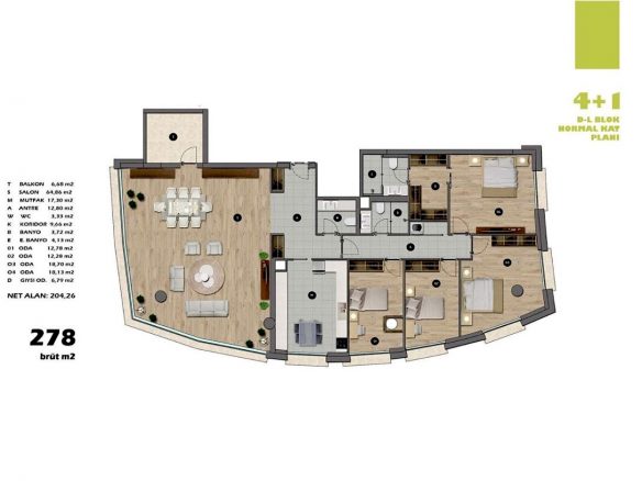 Apartments in Üsküdar Close to Subway and All Access Roads - Altunizade - Istanbul - Marmara - Turkey