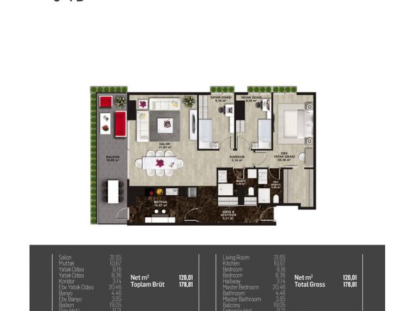 Centrally Located Investment Apartments with Panoramic Pools in Kadiköy - Fikirtepe - Istanbul - Turkey