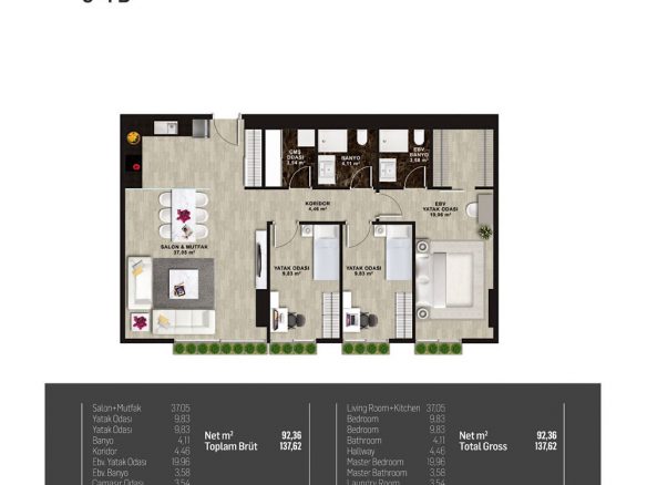 Centrally Located Investment Apartments with Panoramic Pools in Kadiköy - Fikirtepe - Istanbul - Turkey