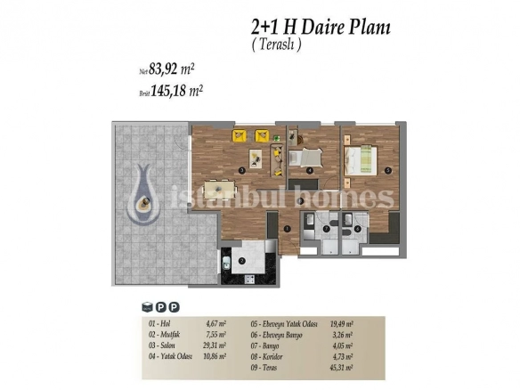 Sea and Lake View Villas for Sale in Beylikdüzü - Istanbul - Marmara - Turkey