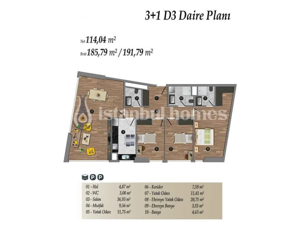 Sea and Lake View Villas for Sale in Beylikdüzü - Istanbul - Marmara - Turkey