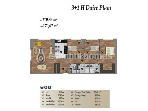 Sea and Lake View Villas for Sale in Beylikdüzü - Istanbul - Marmara - Turkey
