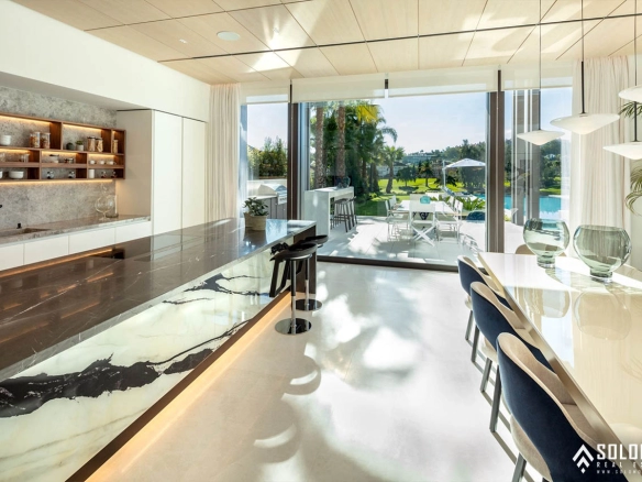 Golf View Villa with a High Level of Privacy in Marbella – Costa del Sol – Nueva Andalucía – Málaga – Spain