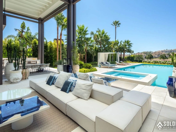 Golf View Villa with a High Level of Privacy in Marbella – Costa del Sol – Nueva Andalucía – Málaga – Spain