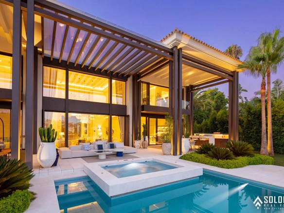 Golf View Villa with a High Level of Privacy in Marbella – Costa del Sol – Nueva Andalucía – Málaga – Spain