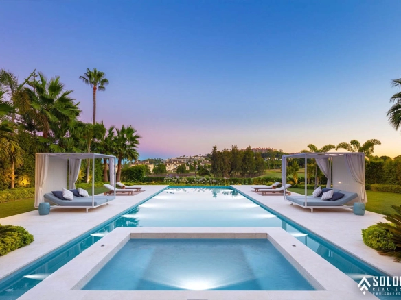 Golf View Villa with a High Level of Privacy in Marbella – Costa del Sol – Nueva Andalucía – Málaga – Spain