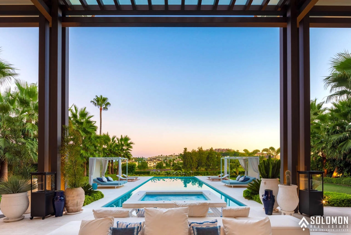 Golf View Villa with a High Level of Privacy in Marbella – Costa del Sol – Nueva Andalucía – Málaga – Spain