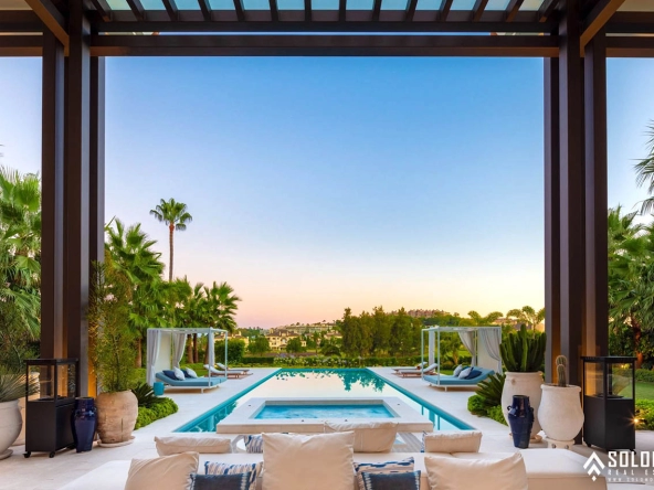 Golf View Villa with a High Level of Privacy in Marbella – Costa del Sol – Nueva Andalucía – Málaga – Spain