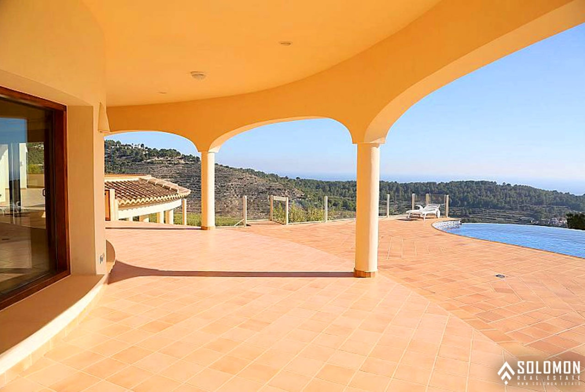 Luxury House with Panoramic Sea and Town View in Calpe – Costa Blanca – Alicante – Valencia – Spain